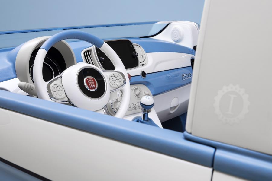 Интерьер Fiat 500 Spiaggina by Garage Italia Customs (312) 2018 года  (фото 6 из 18)